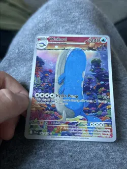 Pokemon TCG Wailord Special Illustration Rare Card Journey Together 162/159 - Image 1
