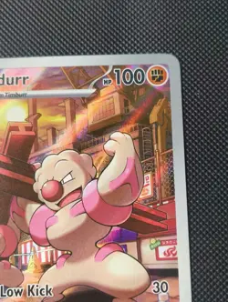 Gurdurr 126/086 Pokemon TCG S&V Black Bolt Illustration Rare English - Image 3