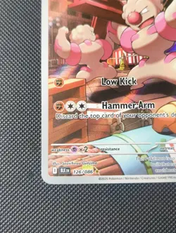 Gurdurr 126/086 Pokemon TCG S&V Black Bolt Illustration Rare English - Image 5
