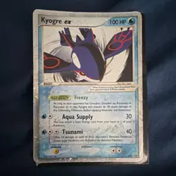Kyogre ex Promo EX Collector's Tins 037 Holo 100 HP English Ryo Ueda - Image 1