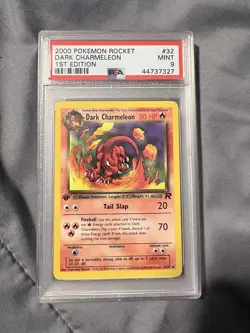 Pokemon Dark Charmeleon 1st Edition Non-Holo PSA 9 - Image 1