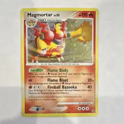 Pokemon TCG Magmortar Deck Exclusives Holo Rare 110 HP English 031/132 2007 - Image 1