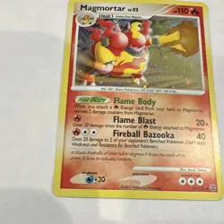 Pokemon TCG Magmortar Deck Exclusives Holo Rare 110 HP English 031/132 2007 - Image 2