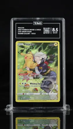 Pikachu TG05/TG30 Pokemon TCG Lost Origin Trainer Gallery TAG 8.5 - Image 1