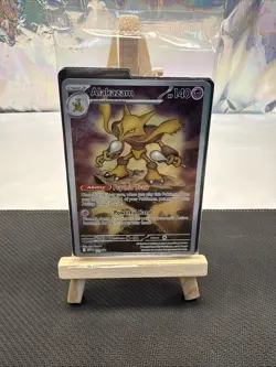 Pokemon TCG Alakazam Full Art Holo Promo 009 Sealed Still In Plastic. - Image 1
