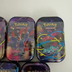 Pokemon Mega Evolutions Mega Heroes Mini Tins Set Of 5 Sealed. Free Shipping. - Image 3