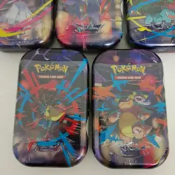 Pokemon Mega Evolutions Mega Heroes Mini Tins Set Of 5 Sealed. Free Shipping. - Image 4