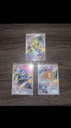 Turtwig 040 / Chimchar 041 / Piplup 042 - Pokemon First Partner Black Star Promo - Image 1