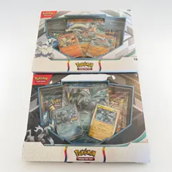 Pokemon Black Kyurem/Melmetal EX And Reshiram/Archaludon Collection Box Bundle - Image 1