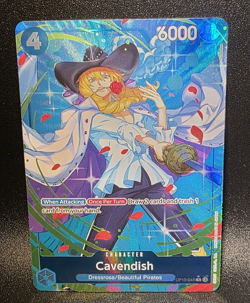 Cavendish OP10 Royal Blood 045 Rare Alternate ENG NM ONE PIECE TCG - Image 1