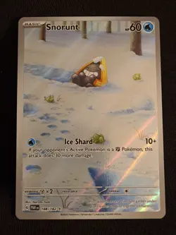 Pokemon TCG Snorunt 188/182 - Illustration Rare - Paradox Rift - NM - Image 1