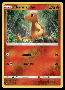 Pokemon TCG - Burning Shadows - Charmander 18/147 Reverse Holo - P - Image 1