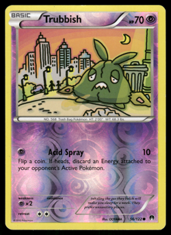 Pokemon TCG - BREAKpoint - Trubbish 56/122 Reverse Holo - P - Image 1