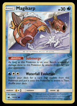 Pokemon TCG - Crimson Invasion - Magikarp 17/111 Reverse Holo - P - Image 1