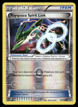 Pokemon TCG - Roaring Skies - Rayquaza Spirit Link 87/108 Reverse Holo - P - Image 1