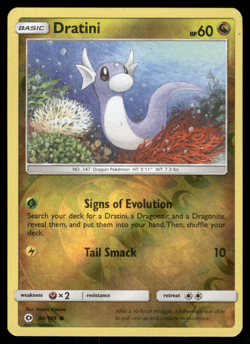 Pokemon TCG - Sun & Moon - Dratini 94/149 Reverse Holo - P - Image 1
