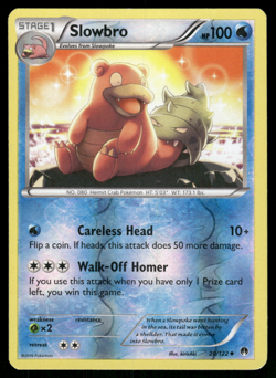 Pokemon TCG - BREAKpoint - Slowbro 20/122 Reverse Holo - P - Image 1