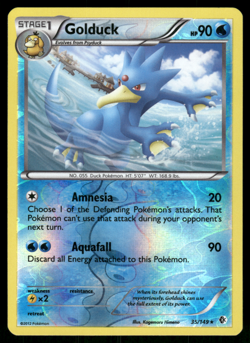 Pokemon TCG - Boundaries Crossed - Golduck 35/149 Reverse Holo - P - Image 1