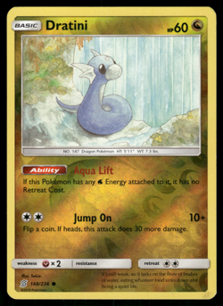 Pokemon TCG - Unified Minds - Dratini 148/236 Reverse Holo - P - Image 1