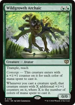 ~ Wildgrowth Archaic ~ NM ~ Secrets of Strixhaven ~ MTG ~ - Image 1