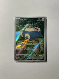 Pokemon Snorlax Holo Promo Card #051 Scarlet and Violet 151 Sealed - Image 1