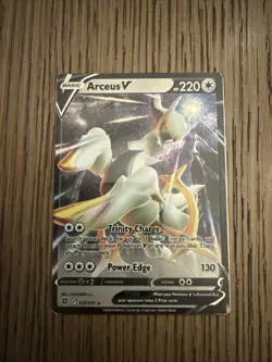 Pokemon SWSH Brilliant Stars Arceus v Promos Metal Card 2022 #122/172 - Image 1