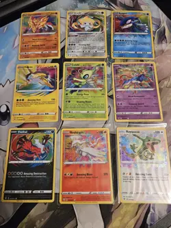 Pokemon TCG Amazing Rare Complete 9 Card Set Vivid Voltage & Shining Fates NM - Image 1