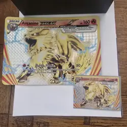 Arcanine Break XY180 PROMO Jumbo and regular card - Image 1