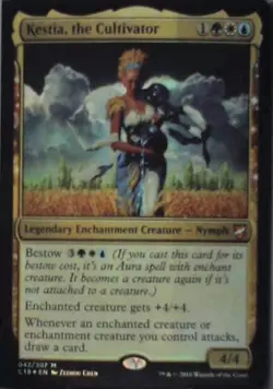 Kestia, the Cultivator - Commander 2018: #42, MTG - Foil Lp C255 - Image 1