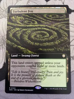 NM Turbulent Fen, MTG, Strixhaven Commander, Magic the Gathering, 55 - Image 1