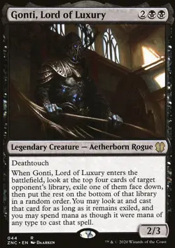 MTG Gonti, Lord of Luxury (44/155) Zendikar Rising Commander NM - Image 1