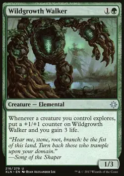 Magic the Gathering MTG Wildgrowth Walker (216) Ixalan LP - Image 1