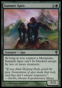 MTG Magic the Gathering Summit Apes (114/151) Worldwake LP - Image 1