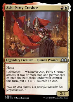 MTG Magic the Gathering Ash, Party Crasher (201/475) Wilds of Eldraine NM - Image 1