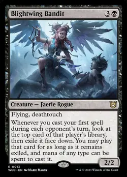MTG Blightwing Bandit (13/208) Wilds of Eldraine Commander LP - Image 1