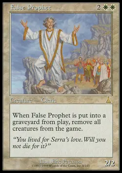 MTG Magic the Gathering False Prophet (6/143) Urza's Destiny MP - Image 1