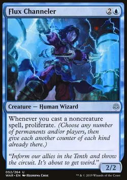 MTG Magic the Gathering Flux Channeler (52/330) War of the Spark LP - Image 1