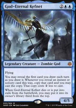 MTG Magic the Gathering God-Eternal Kefnet (53/330) War of the Spark LP - Image 1