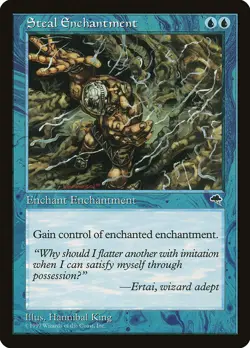 MTG Magic the Gathering Steal Enchantment (90/350) Tempest LP - Image 1
