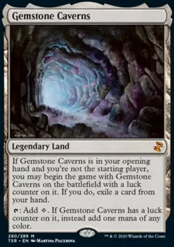 MTG Magic the Gathering Gemstone Caverns (280/429) Time Spiral Remastered LP - Image 1
