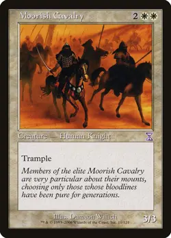 MTG Magic the Gathering Moorish Cavalry (11/122) Time Spiral - Timeshifted LP - Image 1