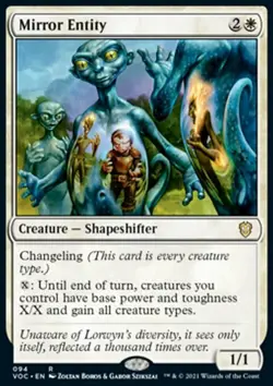 MTG Mirror Entity (94/199) Innistrad Crimson Vow Commander LP - Image 1