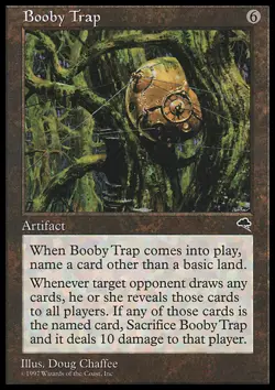MTG Magic the Gathering Booby Trap (277/350) Tempest LP - Image 1