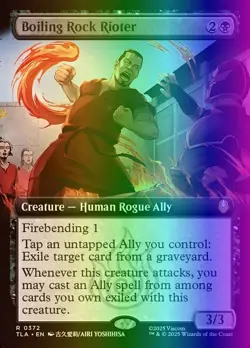 MTG Boiling Rock Rioter (372/447) Avatar The Last Airbender NM FOIL - Image 1