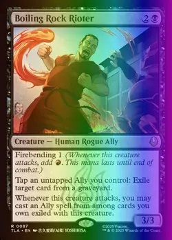 MTG Boiling Rock Rioter (87/447) Avatar The Last Airbender NM FOIL - Image 1