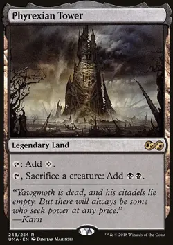 MTG Magic the Gathering Phyrexian Tower (248/271) Ultimate Masters LP - Image 1