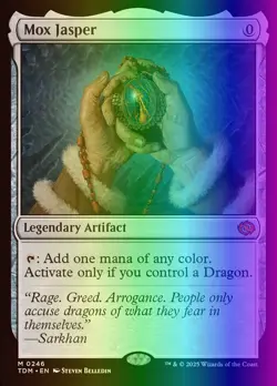 MTG Magic the Gathering Mox Jasper (246/485) Tarkir Dragonstorm LP FOIL - Image 1