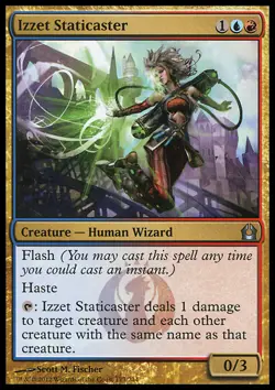 MTG Magic the Gathering Izzet Staticaster (173/286) Return to Ravnica NM - Image 1
