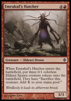 MTG Magic the Gathering Emrakul's Hatcher (142/255) Rise of the Eldrazi LP - Image 1