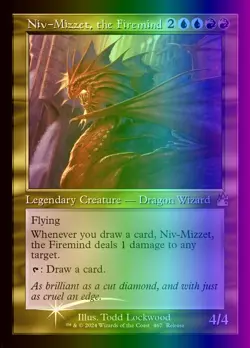 MTG Niv-Mizzet, the Firemind (467/497) Ravnica Remastered LP FOIL - Image 1